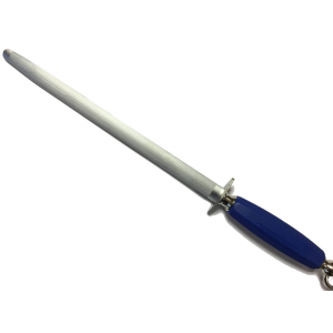 Fusil à aiguiser mèche ovale bleu 30 cm fischer
