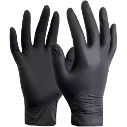 Gants en nitrile MICROFLEX 93-732 noir - Taille L