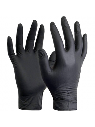 Gants en nitrile MICROFLEX 93-732 noir - Taille L